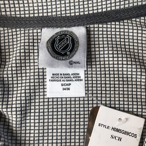 NHL Anaheim Ducks Lightweight Pullover Sweater 1/4 Zip Men's Size Small Gray - Picture 6 of 12